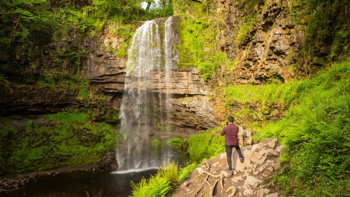 Henrhyd Falls, Brecon Beacons, Pays de Galles © National Trust