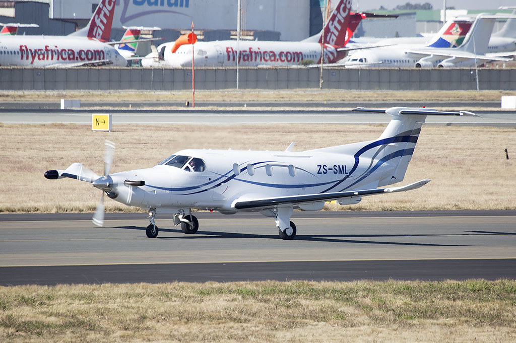 ZS-SML pris à Jo'burg